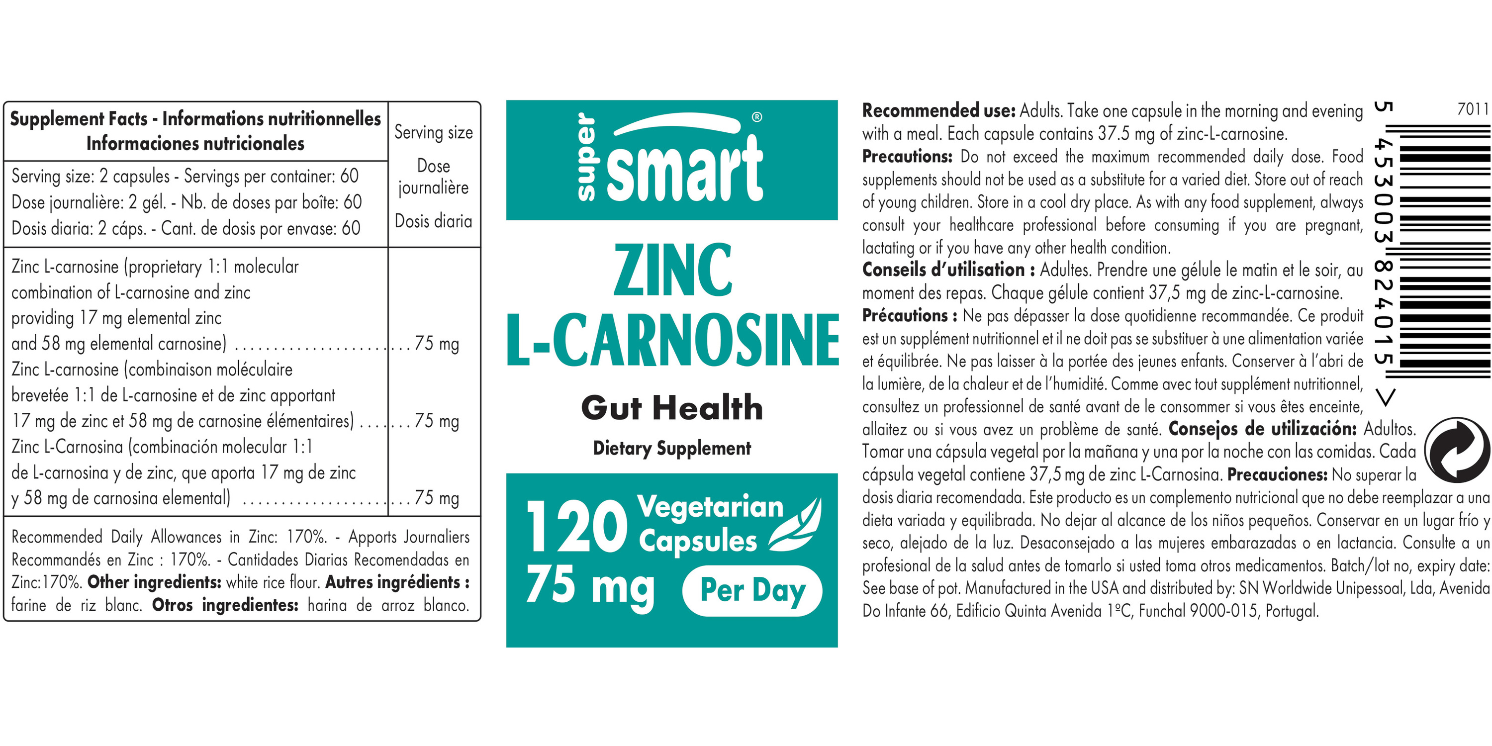 Zinc L-Carnosine Supplement