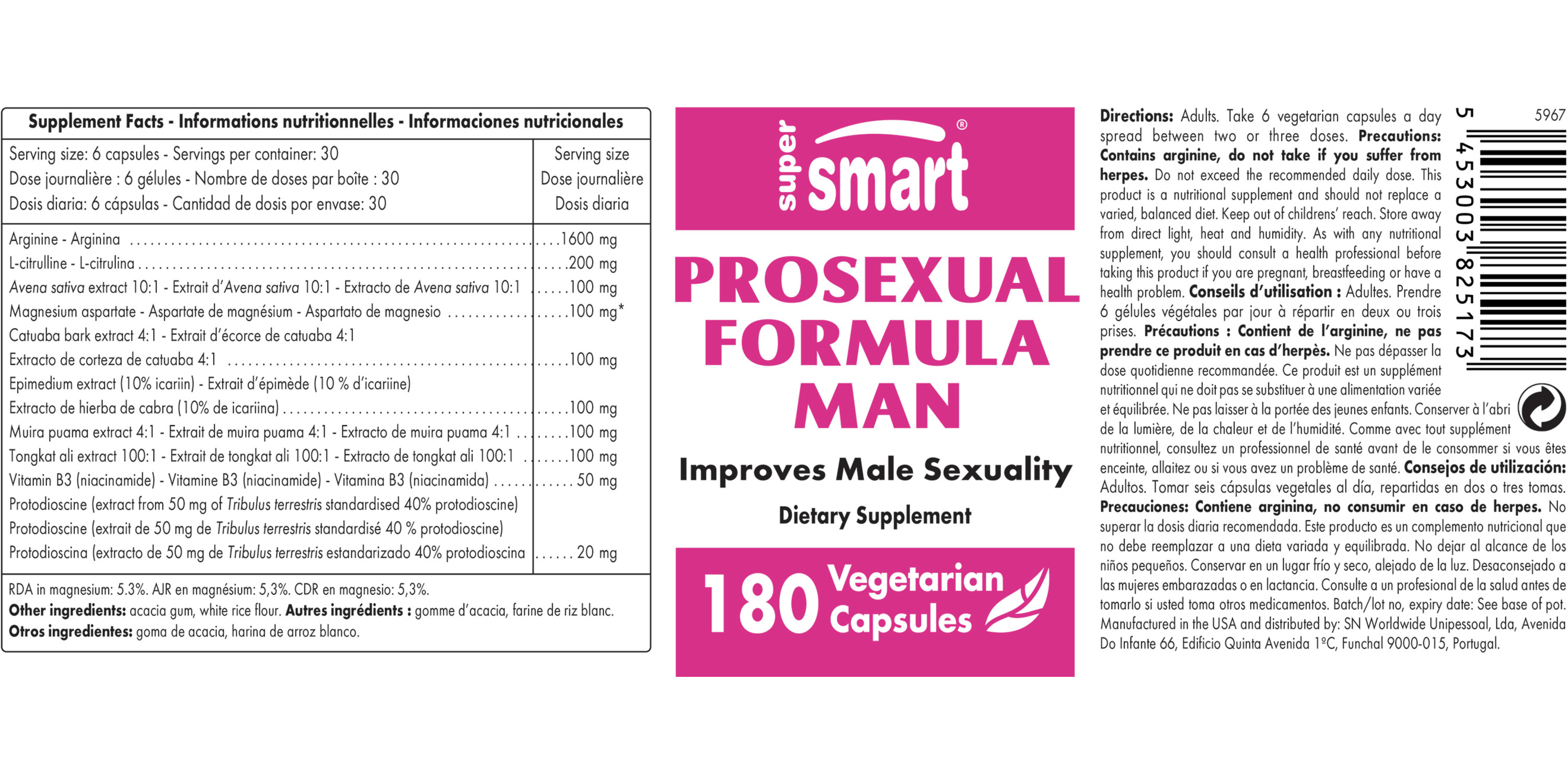 Prosexual Formula Man Supplement
