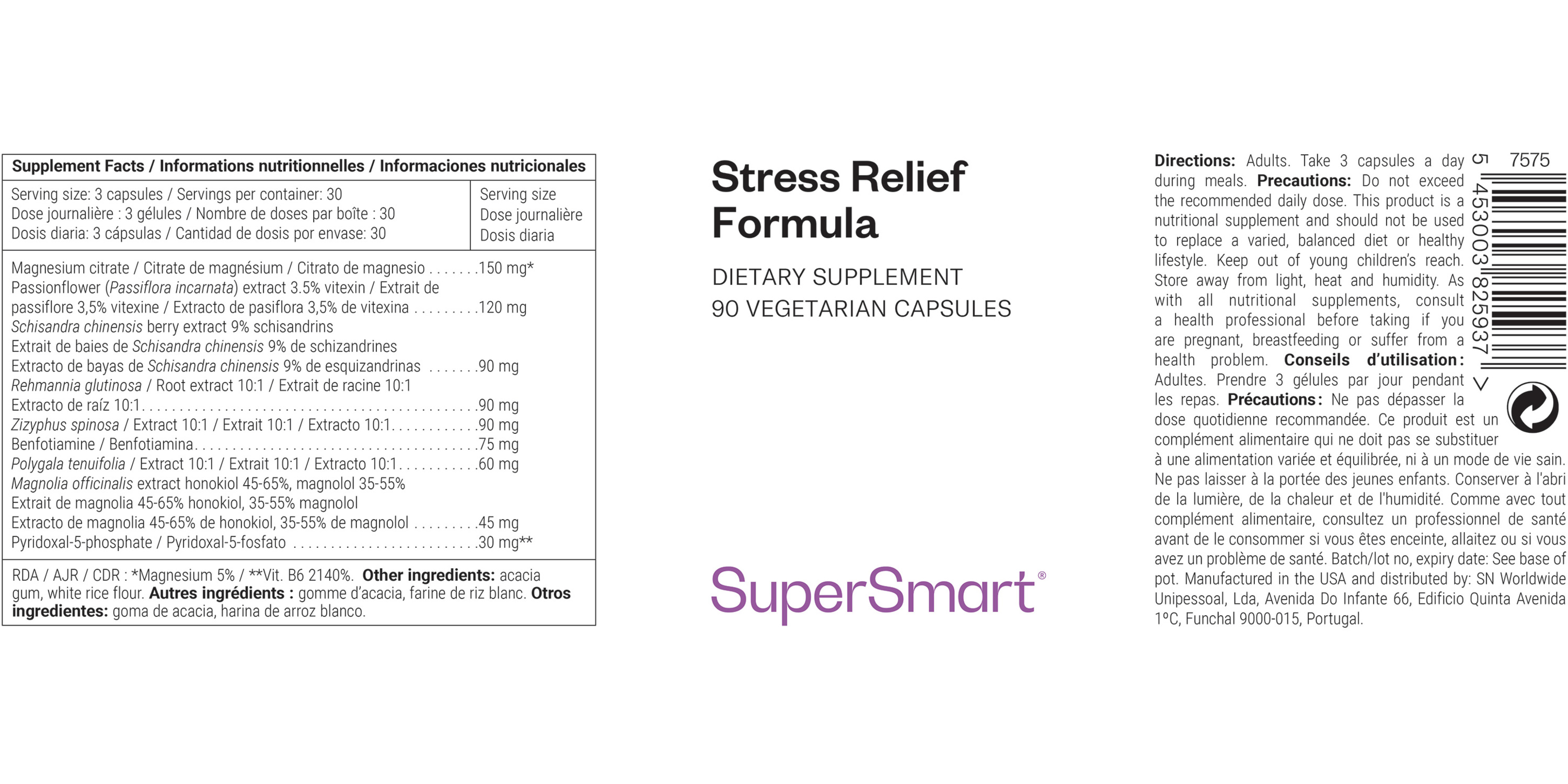 Stress Relief Formula Supplement