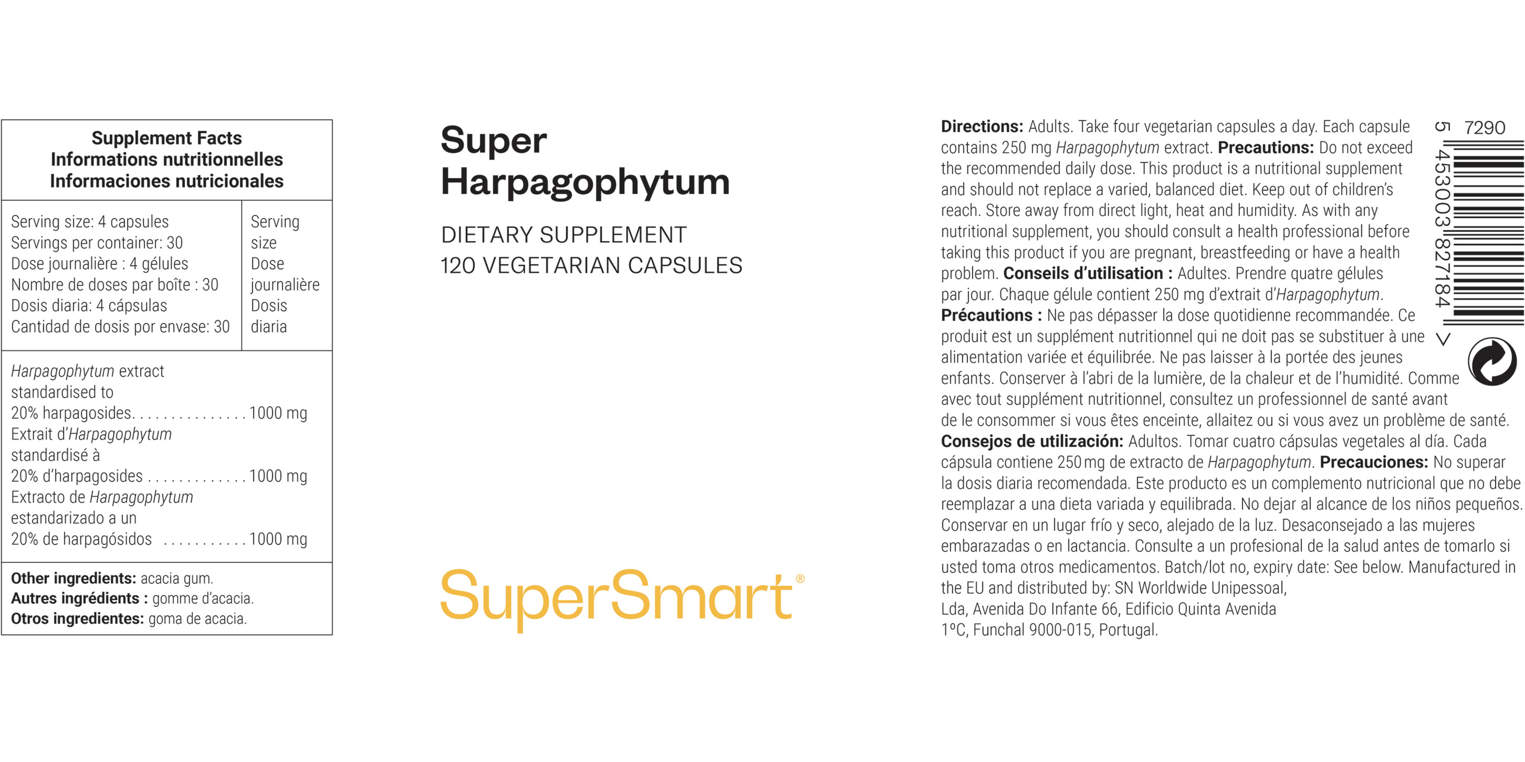 Super Harpagophytum Supplement