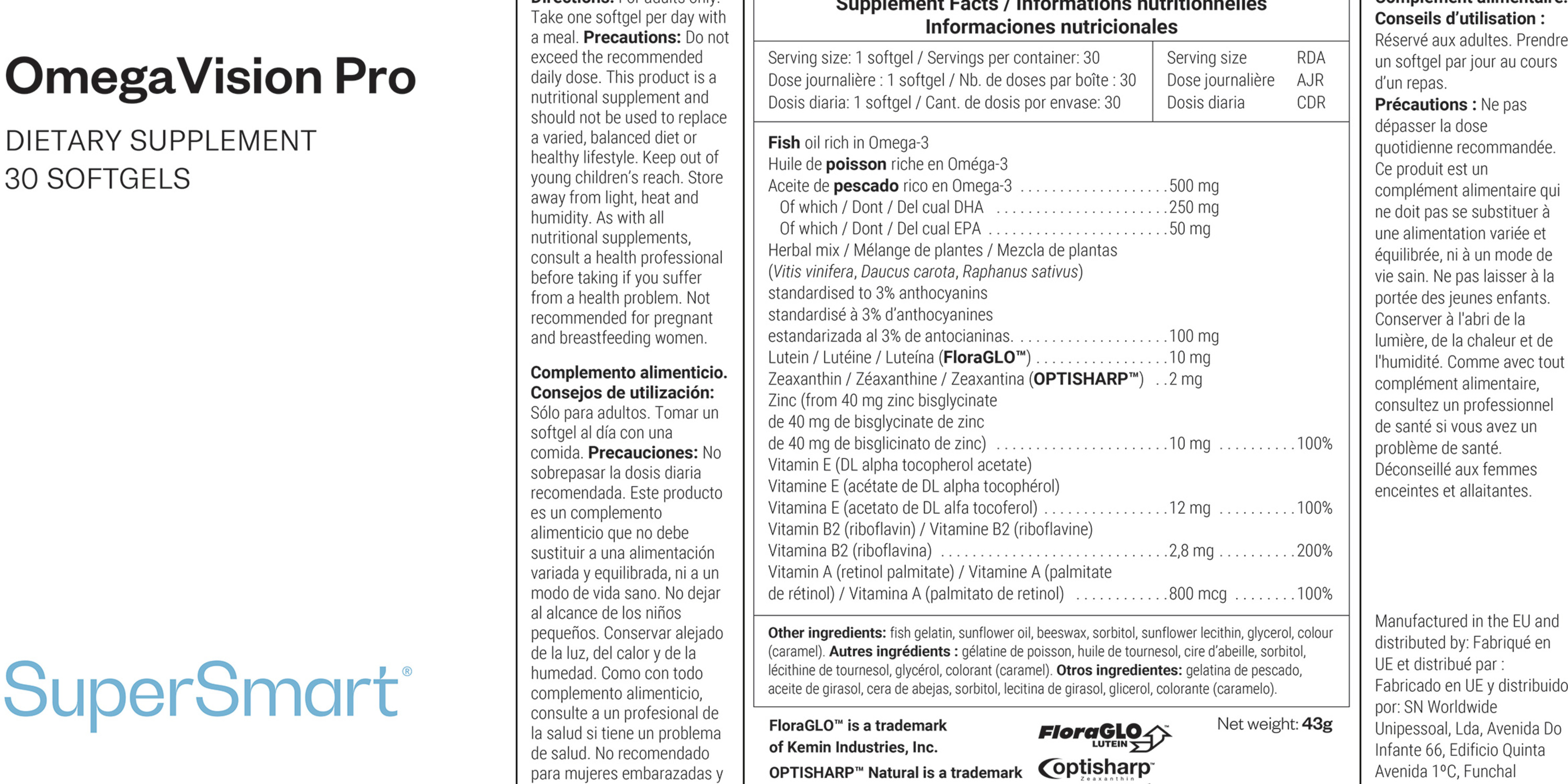 OmegaVision Pro Supplement