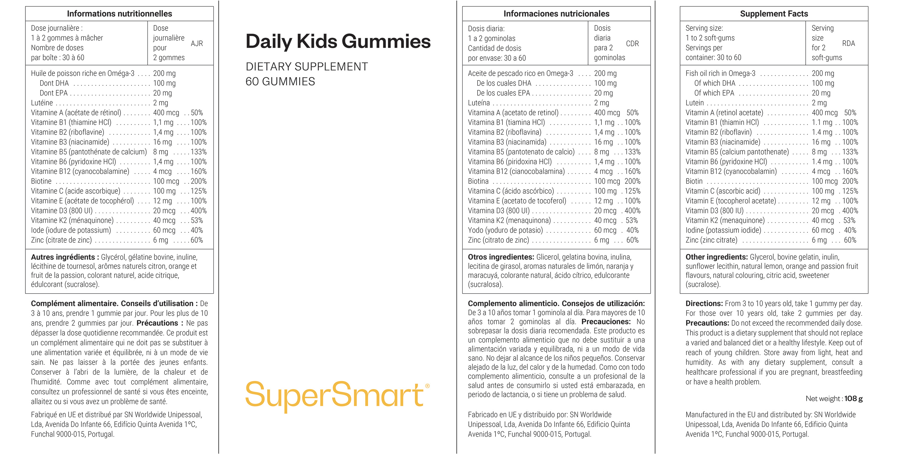 Gummies for child wellness & immunity*