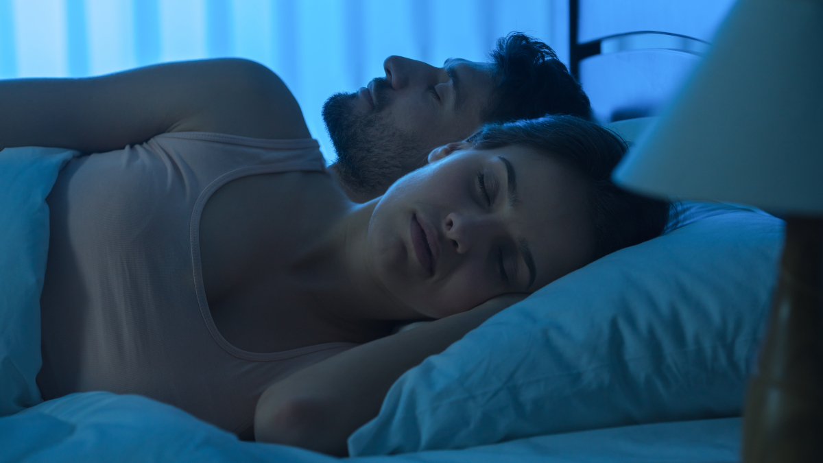 Couple who’ve taken melatonin to help them sleep